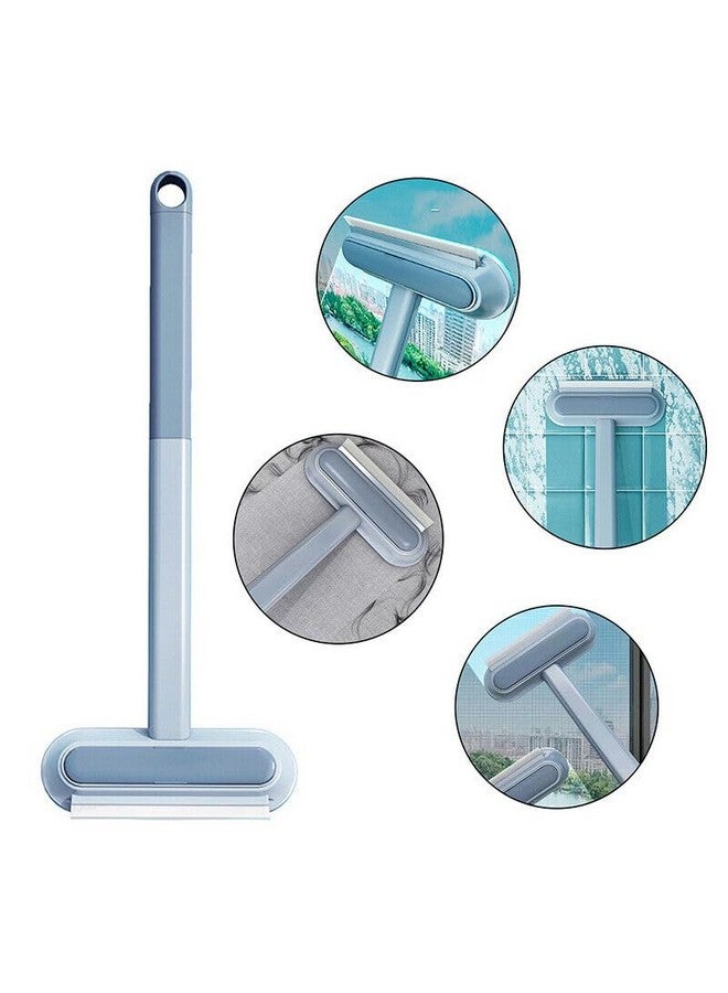 Shuttle Art Shuttle Art Plastic 5 in 1 Cleaning Brush, Double-Sided Window Wipe and Screen Ideal for Wet Dry Dual Use, Perfect Glass, Sweeping Hair Dust, A Must-Have Household Tool, Multicolor  - Image 5