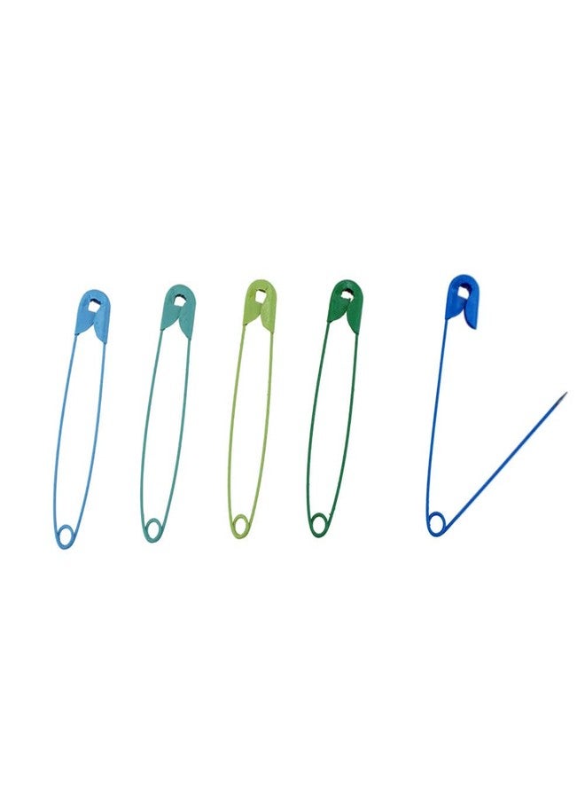 SaktopDeco Safety Pins 2.16 Inch 5 Colors Metal Safety Pins for Handcrafts DIY Sewing Art Craft Pin Pack of 100 - Image 4