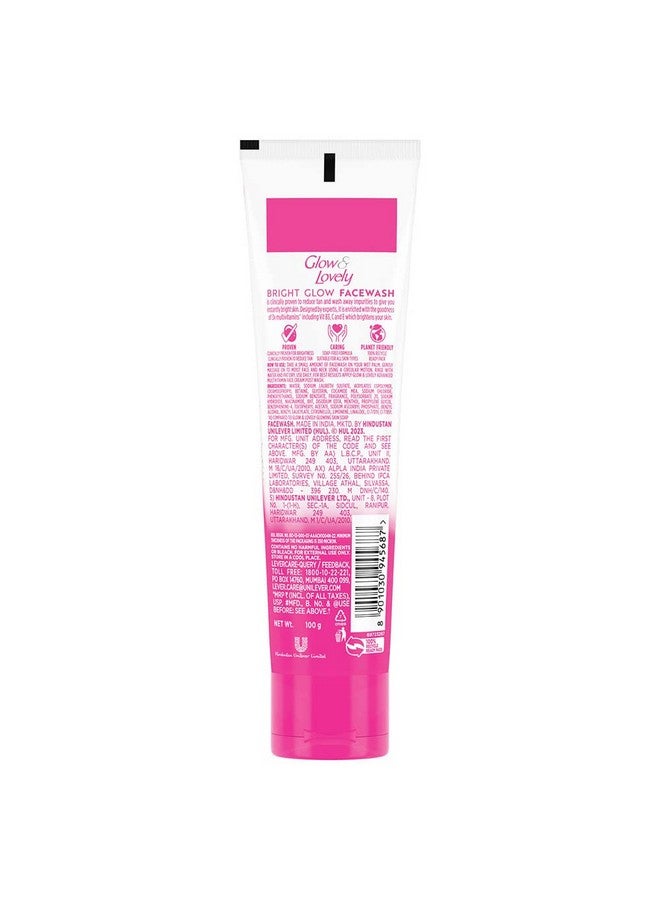 Glow & Lovely Bright Glow Face Wash 100 G - Image 2