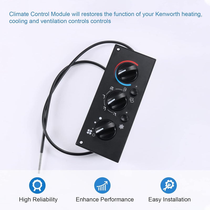 JDMSPEED Heavy Duty Climate Control Module 599-5511 for Kenworth W900 C500 T300 T600A T800 (2002-2006) - Image 3