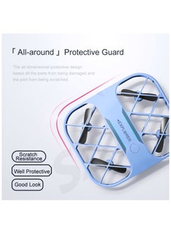 Generic JJR/C H107 4K Grid Mini Pocket Small Quadcopter - Blue  - Image 4