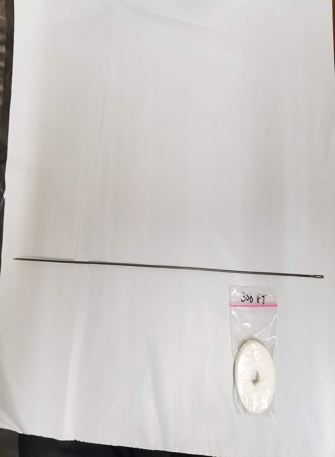 SFC Lei Needle Kit - Brown, 14 Inch Steel with Eyelet, No Hook, Includes 150 Ft. Lei Twine & Instructions - Image 2