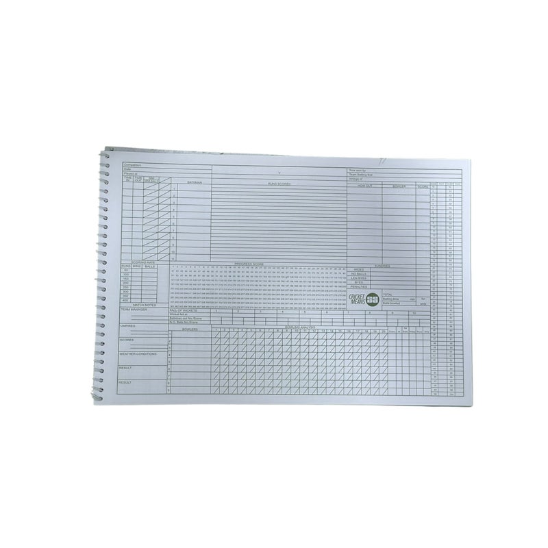 SS Cricket Score Book - Image 3