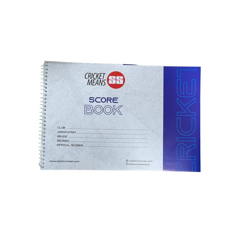 SS Cricket Score Book - Image 2