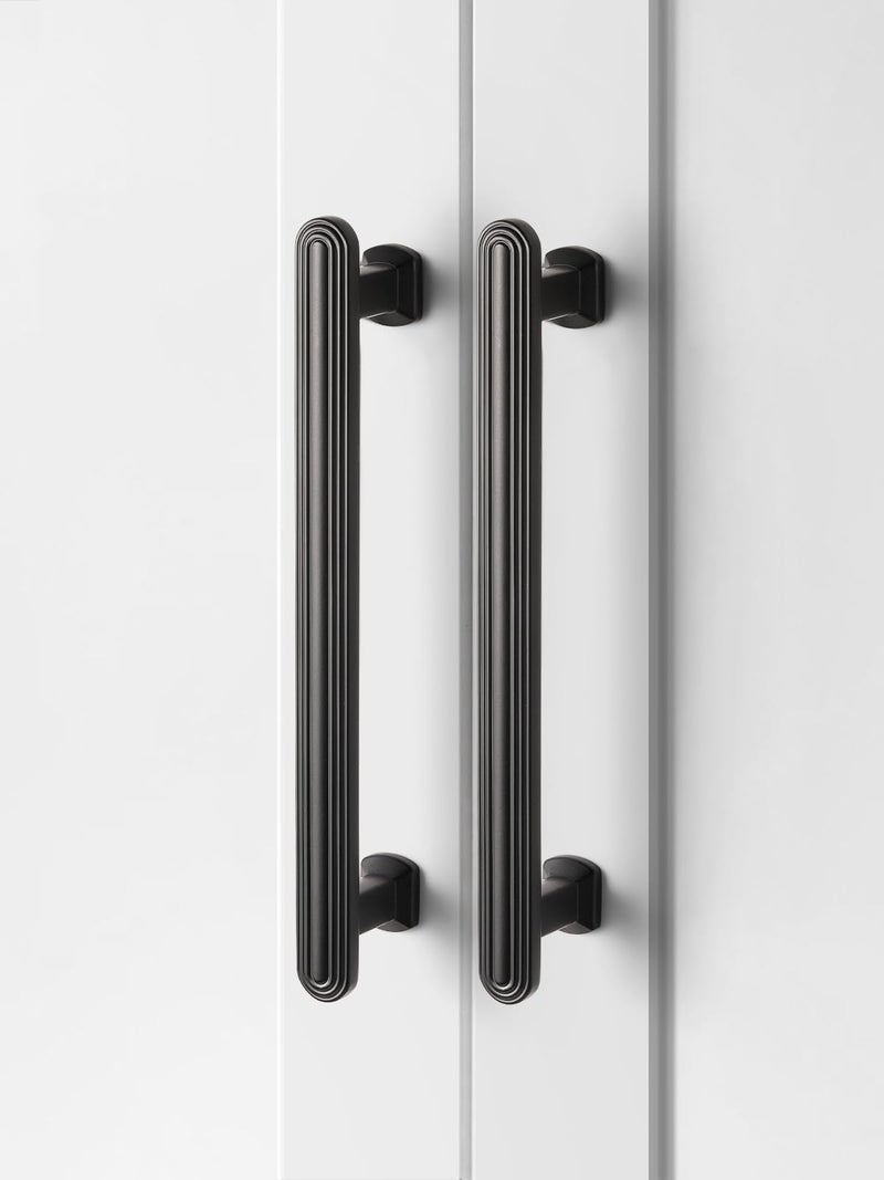 SORWDUERM Sorwdurem 5 Pack 3 Inch(76Mm) Black Cabinet Pulls Drawer Pulls Kitchen Hardware Cupboard Kitchen Hardware Cabinet Handles - Image 3