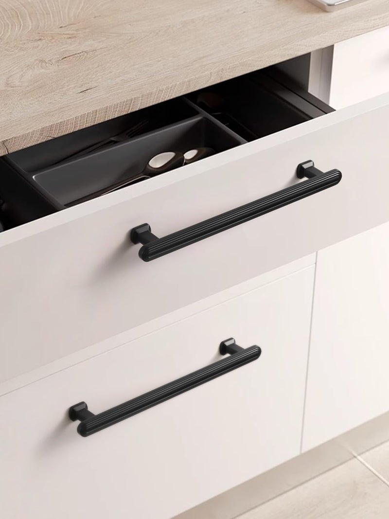 SORWDUERM Sorwdurem 5 Pack 3 Inch(76Mm) Black Cabinet Pulls Drawer Pulls Kitchen Hardware Cupboard Kitchen Hardware Cabinet Handles - Image 4