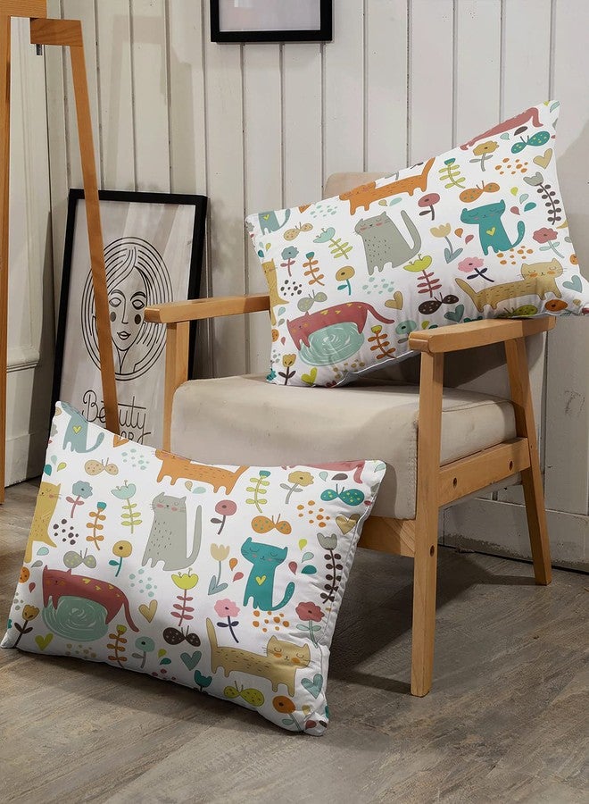 CVHOUSE Kawaii Cat Duvet Cover Queen Size,Cute Cat Bedding Set for Girls Kids,Kawaii Cat Comforter Cover,1 Duvet Cover 2 Pillowcases 3 Piece, Cat7 - Image 5