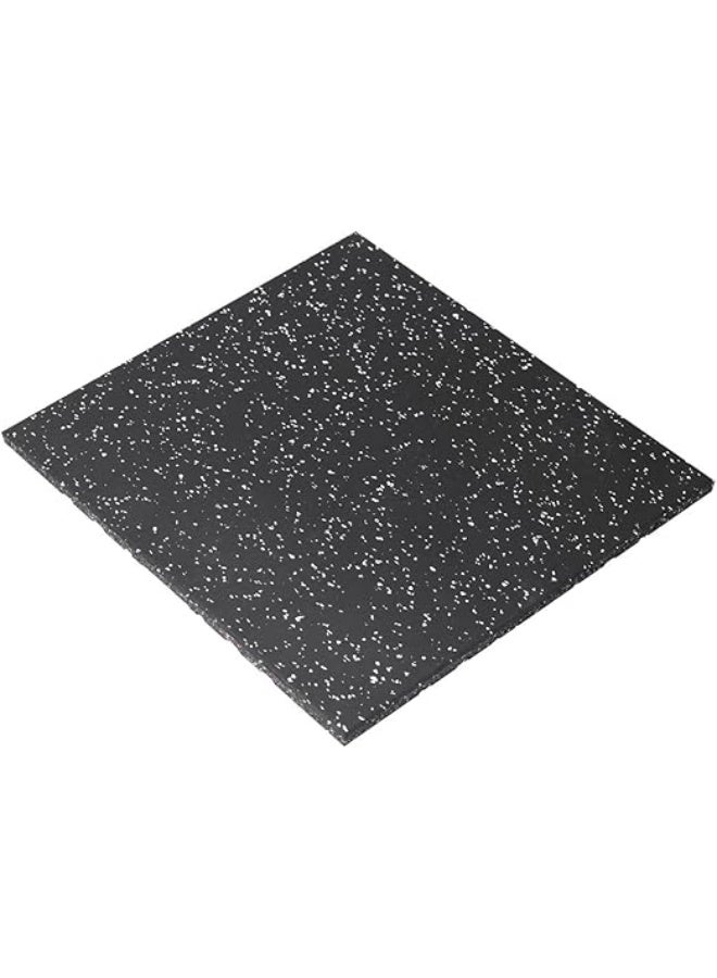 terrain Multipurpose Rubber Flooring Tile – 20 mm Thick, 100 × 100 cm, Speckled White - Image 1