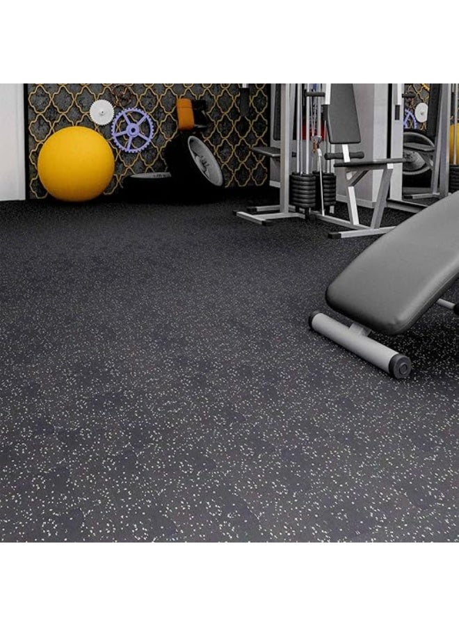 terrain Multipurpose Rubber Flooring Tile – 20 mm Thick, 100 × 100 cm, Speckled White - Image 3