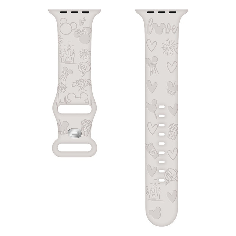 New Fashion Brand Mickey Paradise Castle Applewatchs98 Strap For Apple Iwatch765 Watch Strap - Image 1