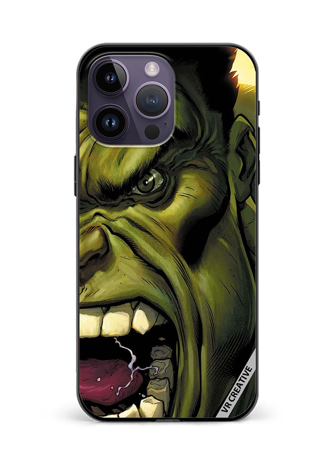 VR CREATIVE Protective Case Cover For Apple iPhone 16 Pro Max Hulk Design Multicolour