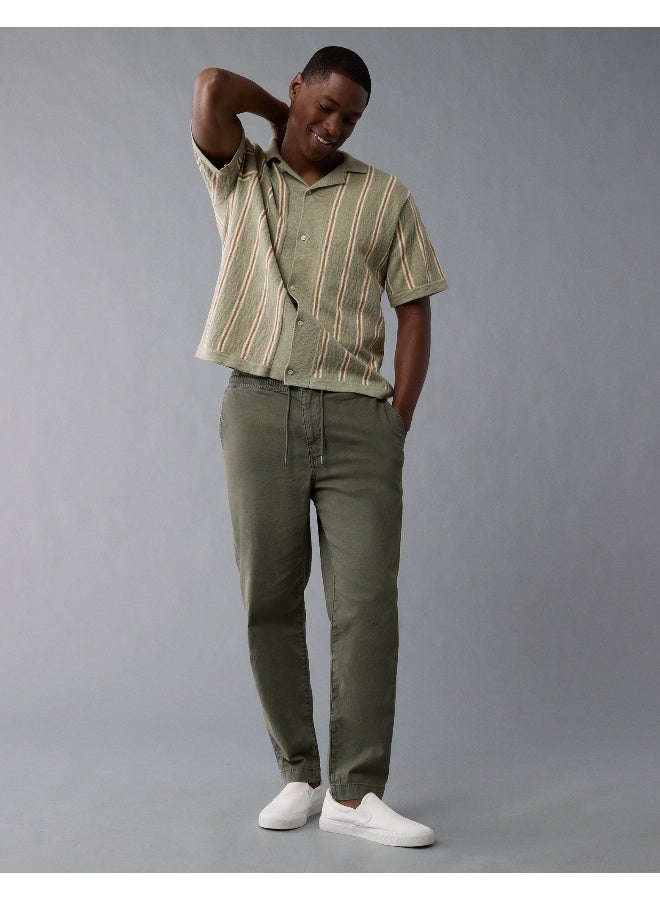 American Eagle AE Flex Linen-Blend Pull-On Athletic Fit Easy Pant - Image 1