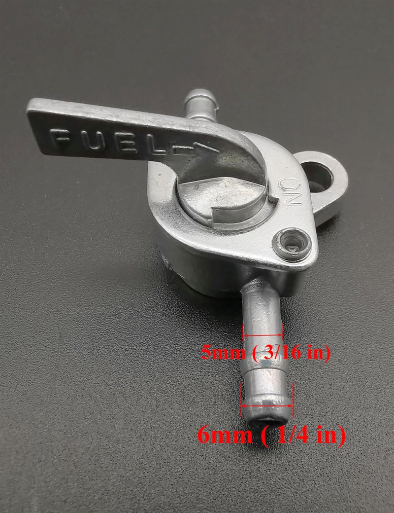 YAMAKATO 3/16 Gas Fuel Line Hose w/Inline Shut Off Valve Petcock & Filters Clamps for 50cc 70cc 90cc 110cc 125cc 150cc Taotao Coolster Apollo Baja ATV Dirt Pit Bike Mini Bikes & Go-Karts - Image 2