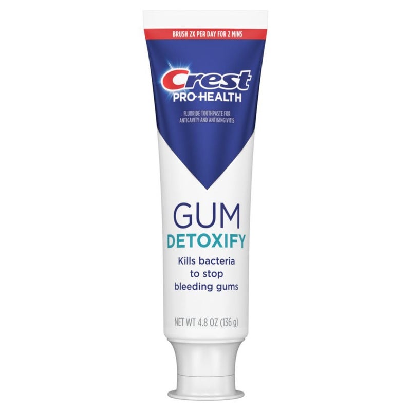 Crest Pro-Health Gum Detoxify Deep Clean Toothpaste 4.8 oz - Anticavity, Antibacterial Flouride Toothpaste, Clinically Proven, Gum and Enamel Protection, Plaque Control - Image 1