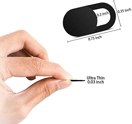 ANAB GI Webcam Cover Slider, Laptop Camera Cover Anab GI 0.027in Ultra-Thin Fits Echo Spot Smartphones Tablet - Image 2