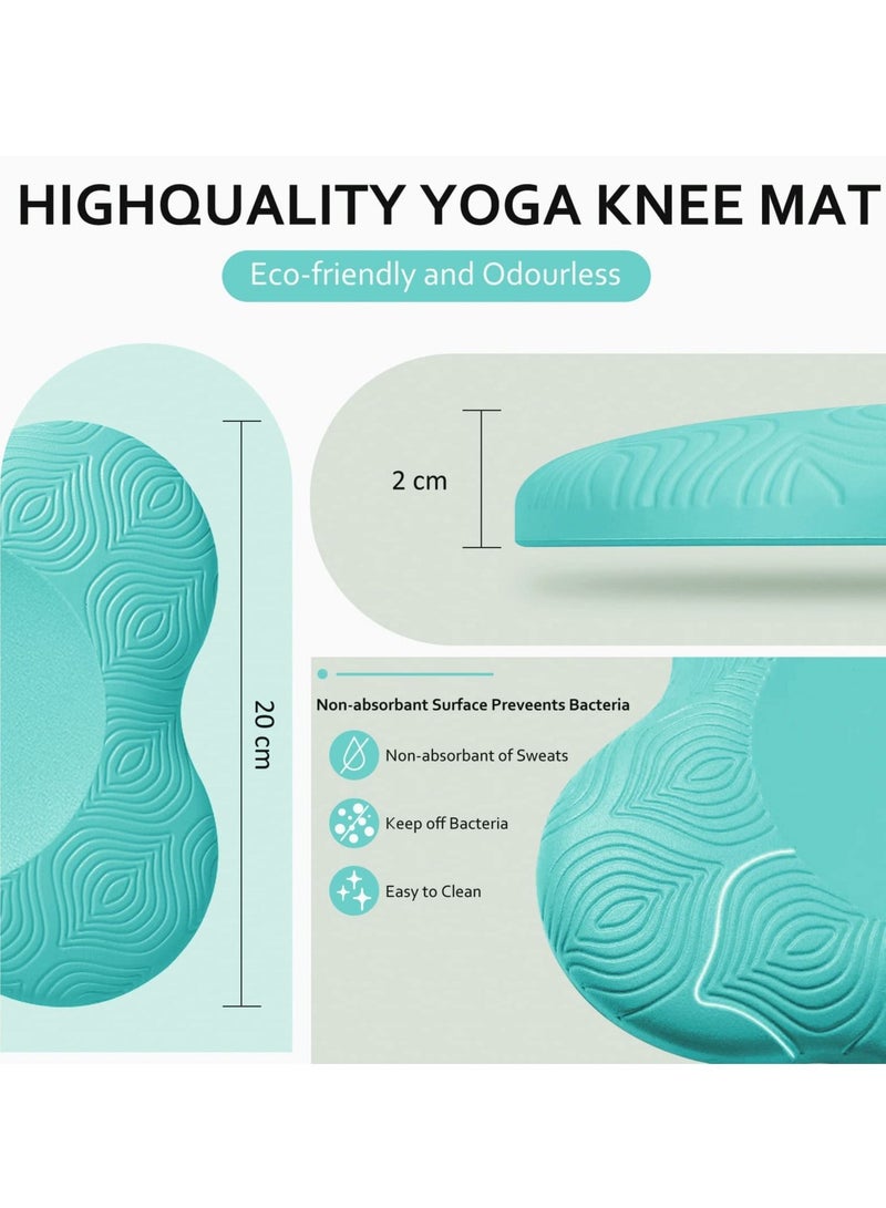 Nariele Yoga Knee Pad 2 Pcs Extra Thick Foam Cushion for Women Knees Elbows Wrist Hands Head Pilates Home Gym Work Out Gardening Kneeling - Image 5