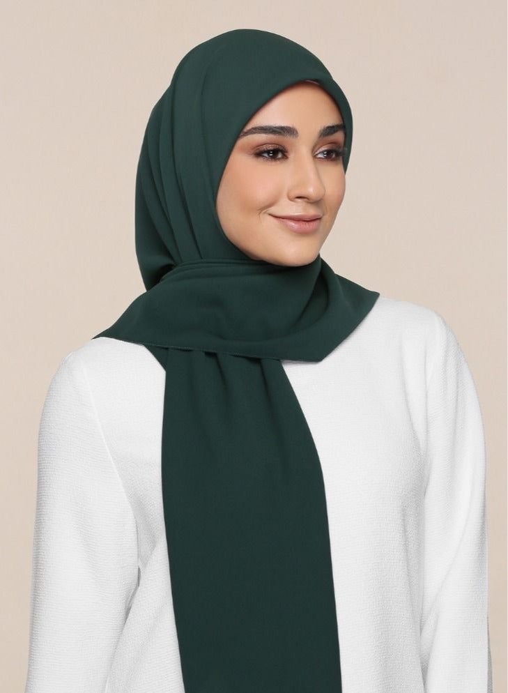 BHNS Hijab VIP veil, women's scarf, soft laser chiffon in elegant modern colors, with a hidden cotton bandana For more comfort and high stability on the head for women  - Image 2