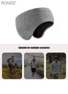 roaiss 2-Piece Outdoor sports warm earmuffs Men's and Women's Bike Ski Windproof Double layer Warm Headwear Earmuffs  - Image 4