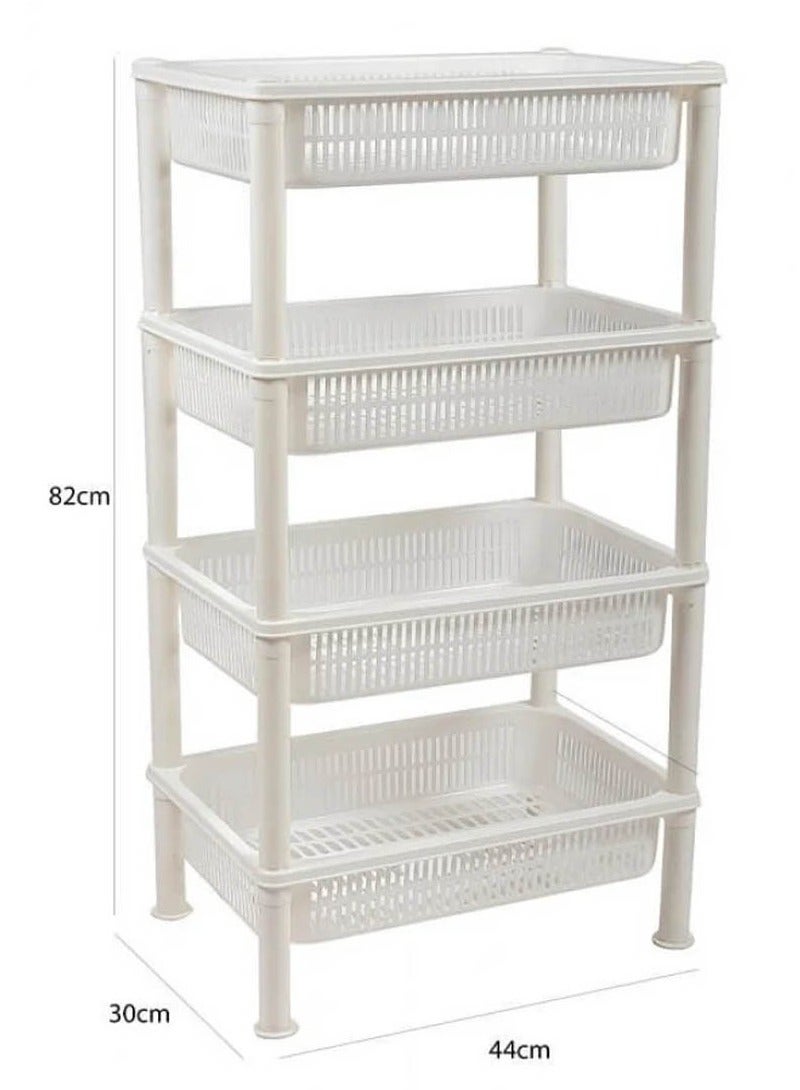 4 Tier Round Shelves Vegetable Rack - Image 2
