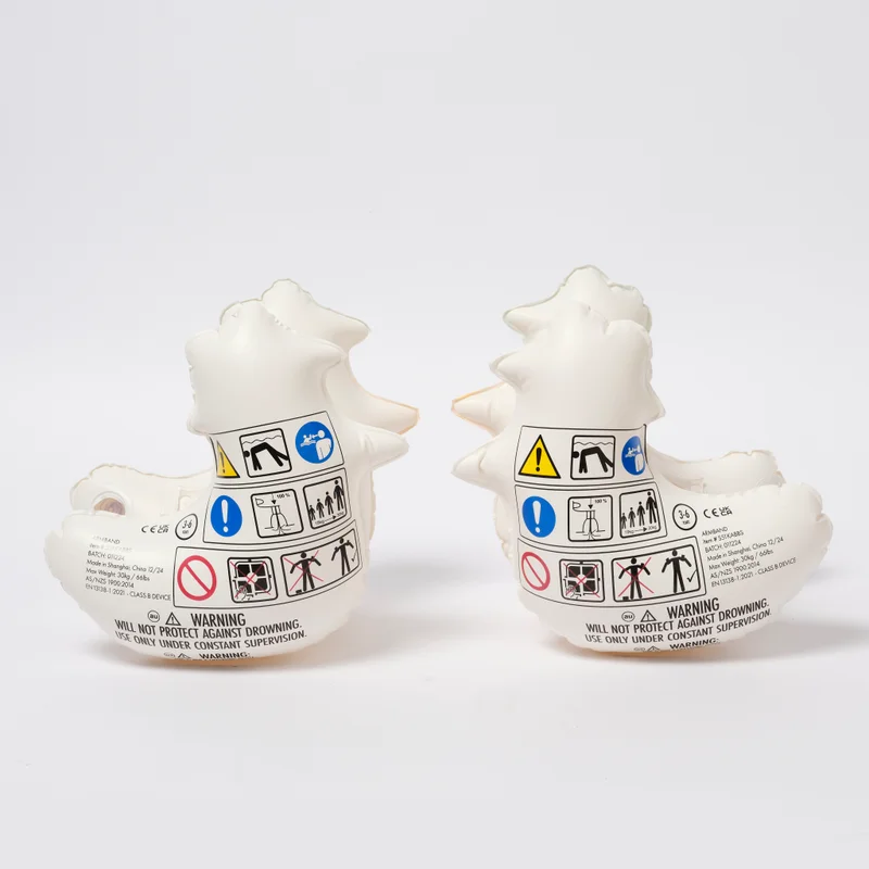 SUNNY LIFE Kids Inflatable Arm Bands Sid The Seagull Blue Stripe