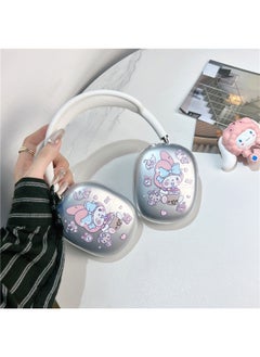 Cartoon Melody For Apple AirPods MAX Headset Case Wireless Bluetooth Kulomi Protective Cover-Color:Milk Tea Melody-protective Case-Applicable Model:Airpods MAX