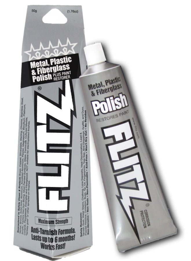 Flitz Multi-Purpose Polish And Cleaner Paste For Metal  Plastic  Fiberglass  Aluminum  Jewelry  Sterling Silver  Great For Headlight Restoration   Rust Remover  Made In The Usa - Image 1