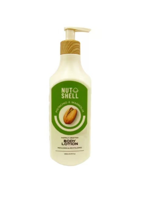 NUTSHELL BODY LOTION (PISTACHIO & MAGNOLIA) 465ML.