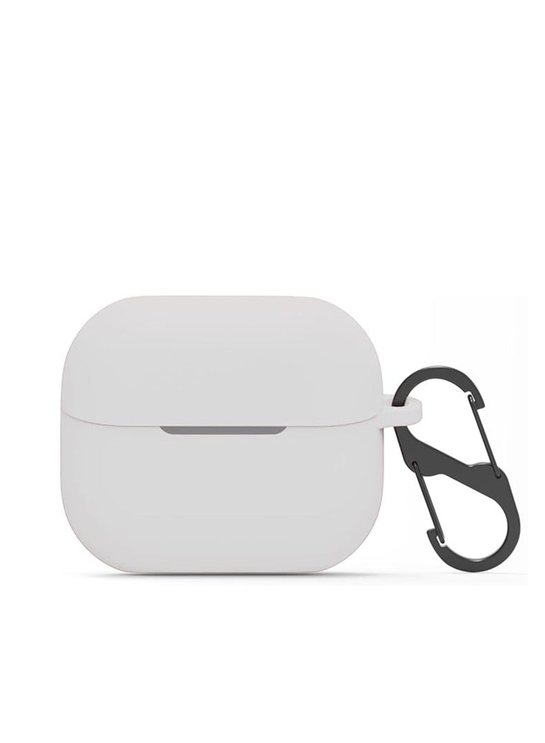Case Cover Compatible with Samsung Galaxy Buds 3 | Buds 3 Pro (White) 