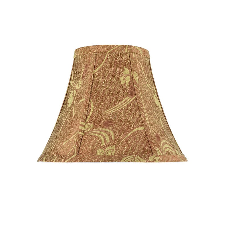 Aspen Creative 30156A Transitional Bell Shape Spider Construction Lamp Shade in Copper, 12" wide (6" x 12" x 9 1/2") - Image 1