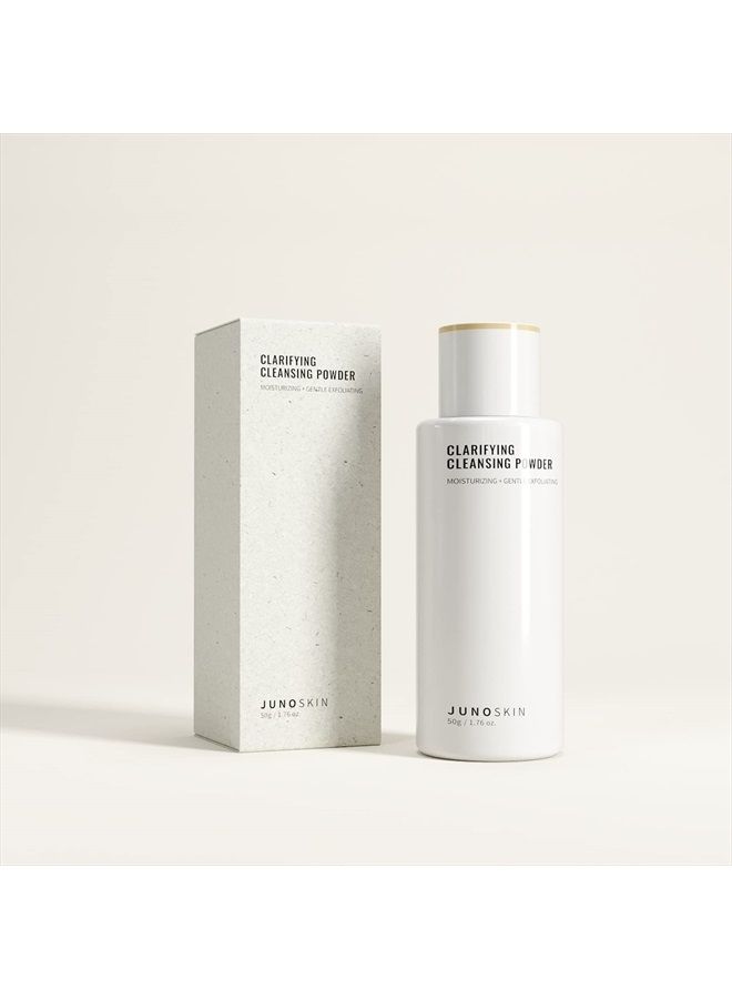 JUNO & Co. غسول وجه مقشر، مسحوق تنظيف مكون من 10 مكونات مع حمض الهيالورونيك لترطيب إضافي 50 جرام / 1.76 أونصة - Image 5