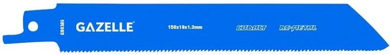 Gazelle Gazelle 6-Inch Bimetal Reciprocating Blades for Metal - Pack of 5 - Image 2