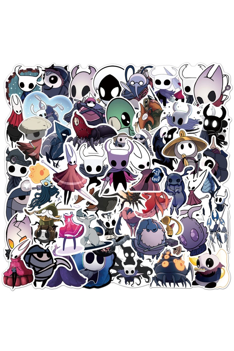 54Pcs 54Pcs Game Hollow Knight Stickers Hollow Knight: Silksong DIY Stickers Scrapbooking Phone Lugg
