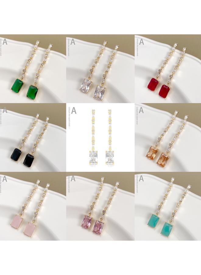 Take Two Embellished Dangle Earrings - Image 3