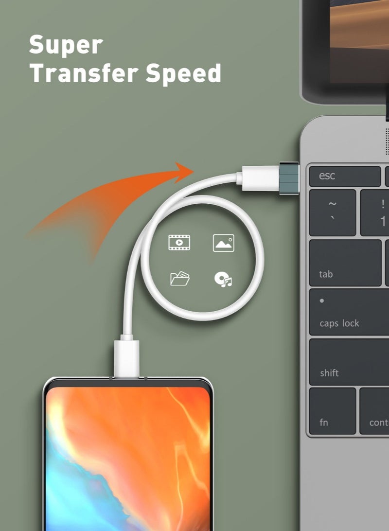 لدنيو لدينو محول USB-C انثى الى USB ذكر LC150 من لدنيو، حجم صغير  مناسب لاجهزة متعددة، مصنوع من الالومنيوم - رمادي  - Image 5