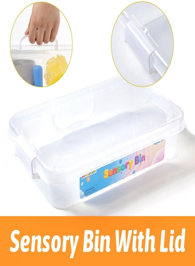 PreTrans Construction Sensory Bin - World Landmarks Sensory Sand Box - Fun Pretend Play Toys for Toddlers & Kids, Outdoor Boy Toys - Image 5