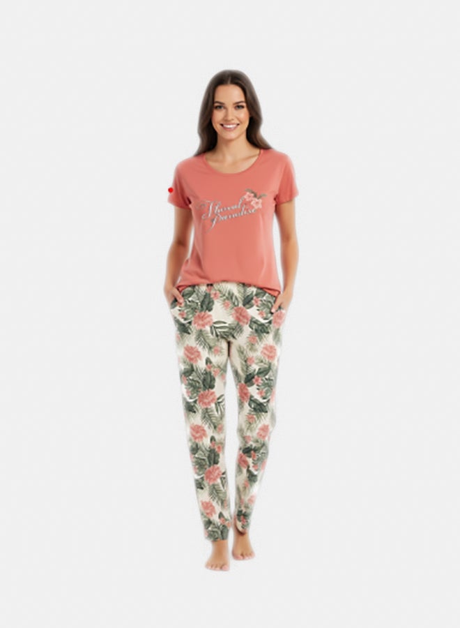 Carina Cookies Floral Paradise Print Pyjama Set - Image 1