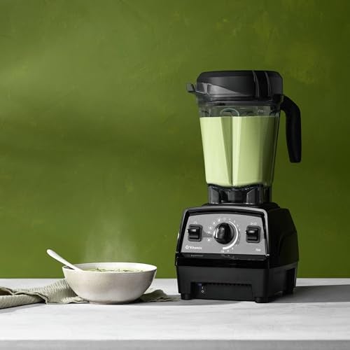 Vitamix خلاط فيتاميكس بروبل سيريز 750 مع أربعة برامج خلط، برنامج تنظيف ذاتي، خلاط بمستوى احترافي للسموذي، الحساء والمزيد، شفرات من الفولاذ المقاوم للصدأ، وعاء سعة 64 أونصة، أسود - Image 2