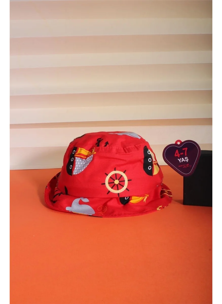 Cappello Red 4-7 Years Safari Hat 24CCKSAFAR02