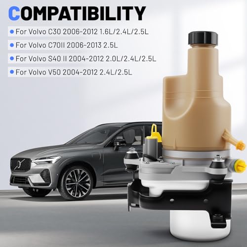 KAOLALI 36050678 Electric Servo Power Steering Pump Compatible with Volvo 2005-2013 C30, C70 II, S40 II, V50 Replace# 36001485 31202520 36000116 36000772 36000801 - Image 4
