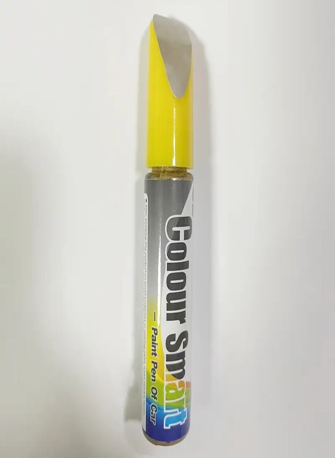 ارواق قلم إصلاح خدوش طلاء السيارات السريع - قلم تصليح 12 مل مصنوع من مادة ABS المتينة لإصلاح شقوق طلاء السيارات والخدوش السطحية، ذهبي - Image 1