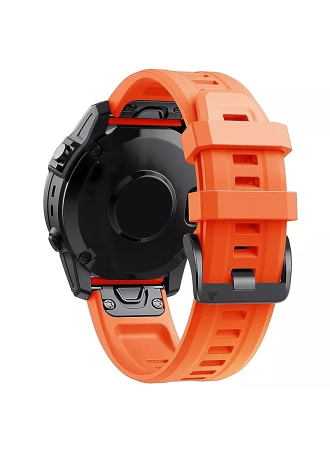 Dado - Silicone strap 22 mm Compatible with Garmin watch Fenix 7 | Fenix 6 | Fenix 5 | 6 Pro | 5 Plus | Approach S60 Smartwatch strap - Image 1
