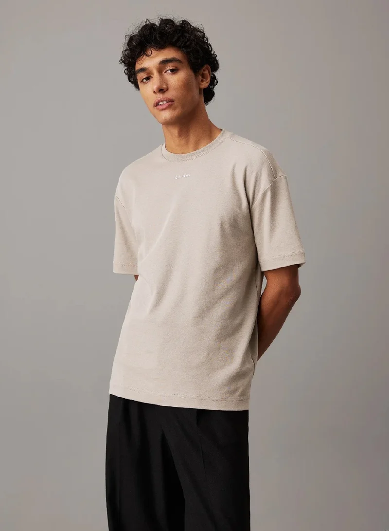 CALVIN KLEIN Cotton Logo T-shirt