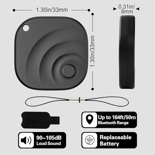 Reyke 2026 Upgraded Android Tracker Tags-4 Pack, Tracking Device for Android Phones, Compatible with Google Find Hub, Air Tracker Item Locator for Keys, Luggage, Backpack, Travel - Image 5
