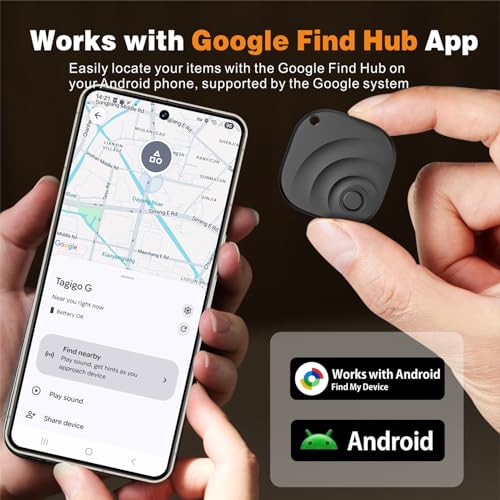 Reyke 2026 Upgraded Android Tracker Tags-4 Pack, Tracking Device for Android Phones, Compatible with Google Find Hub, Air Tracker Item Locator for Keys, Luggage, Backpack, Travel - Image 2