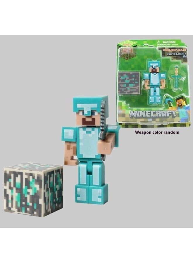 TK0008-T Minecraft Games Steve Removable Figure Toy 3+ Years  - Image 4