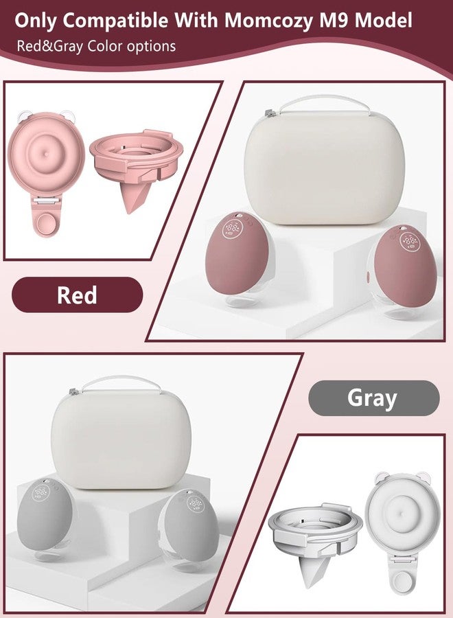 IVARONAL 4PC Upgraded M9 Breast Pump Replacement Part, Including 2pcs Duckbill Valve and 2pcs Double-Layed Diaphragms for Momcozy Upgraded Mobile Flow | Upgraded M9, Valve, Diaphragms, 4PC Gray - Image 2