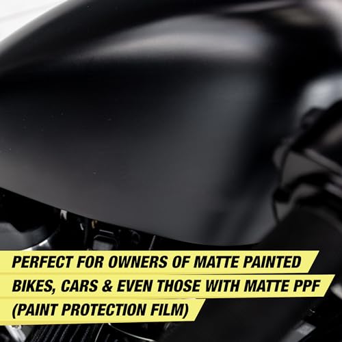 Wavex Matte Finish Maintainer 350ml Combo | Wash, Clean, Protect and Maintain Matte Bikes & Cars | Consists of Matte Wash Shampoo, Maintainer, Microfiber, Chrome & Metal Polish - Image 5