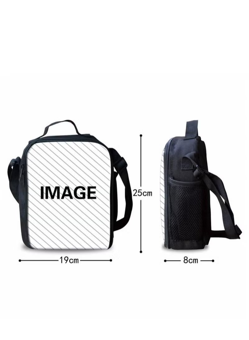 STITCH 3 Piece Stitch 3D Print Insulated Lunch Backpack Set Multicolour - Image 3
