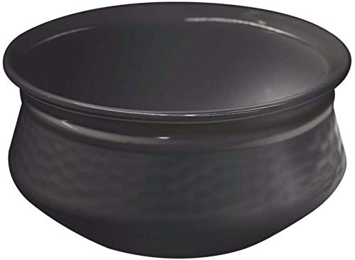 HomeCart Dinnerware Serving Melamine Handi 1 Piece 500 ml Black