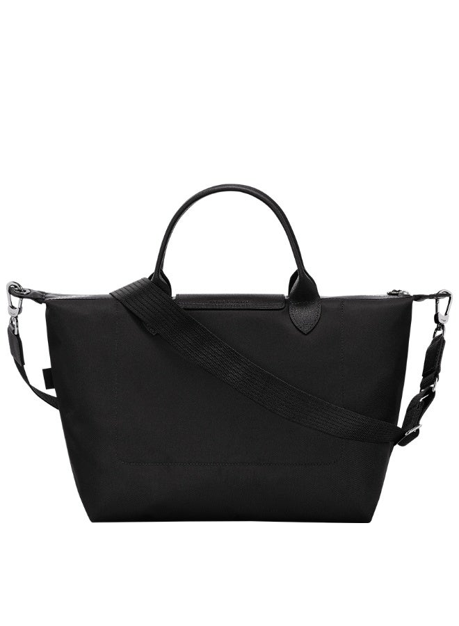 Longchamp Energy Large Shoulder Crossbody Bag, Black, Waterproof Fabric - Image 2